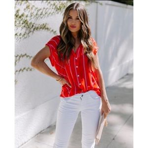 Boastful Button Down Collared Top
